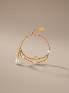 Chloé — Heirloom Double Chain Bracelet in Gold-Tone Brass