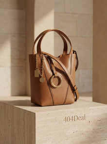 Chloé — Petit Sac Cabas Spin en Cuir de Vachette Grainé