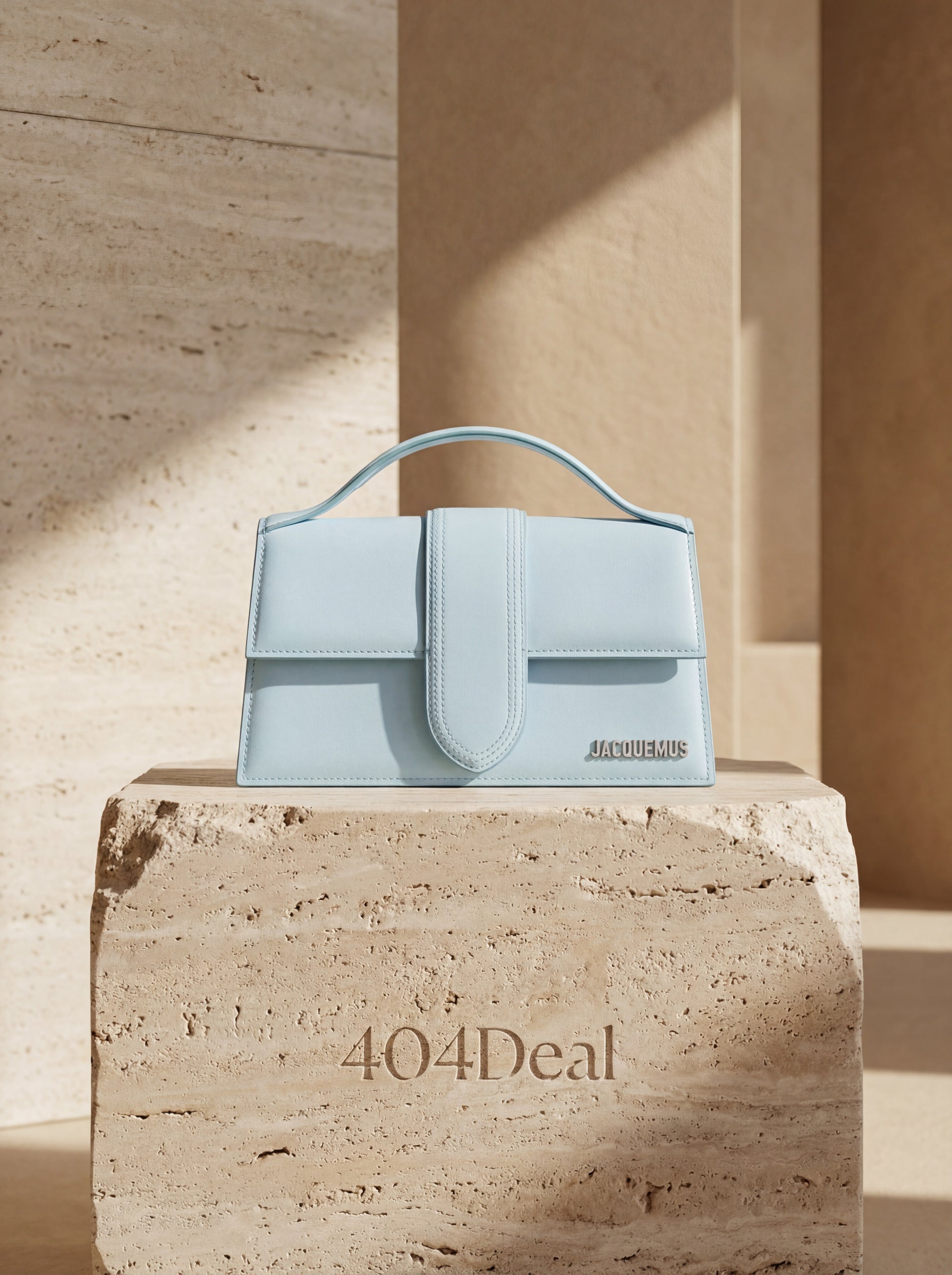 Pale blue Leather Le Grand Bambino Handbag