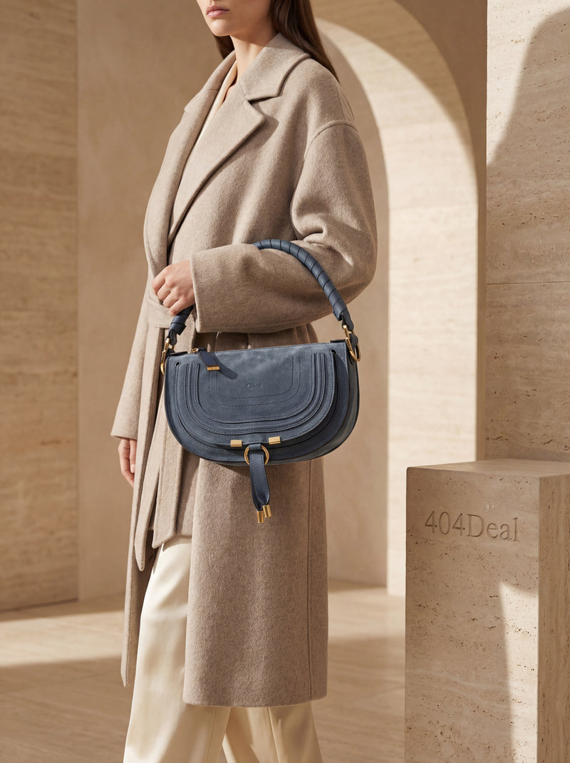 Chloé  Marcie Mini Shoulder Bag in Smooth Calf Leather