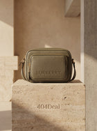 Burberry  Grainy Leather Camera Crossbody Bag
