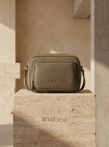 Burberry  Grainy Leather Camera Crossbody Bag