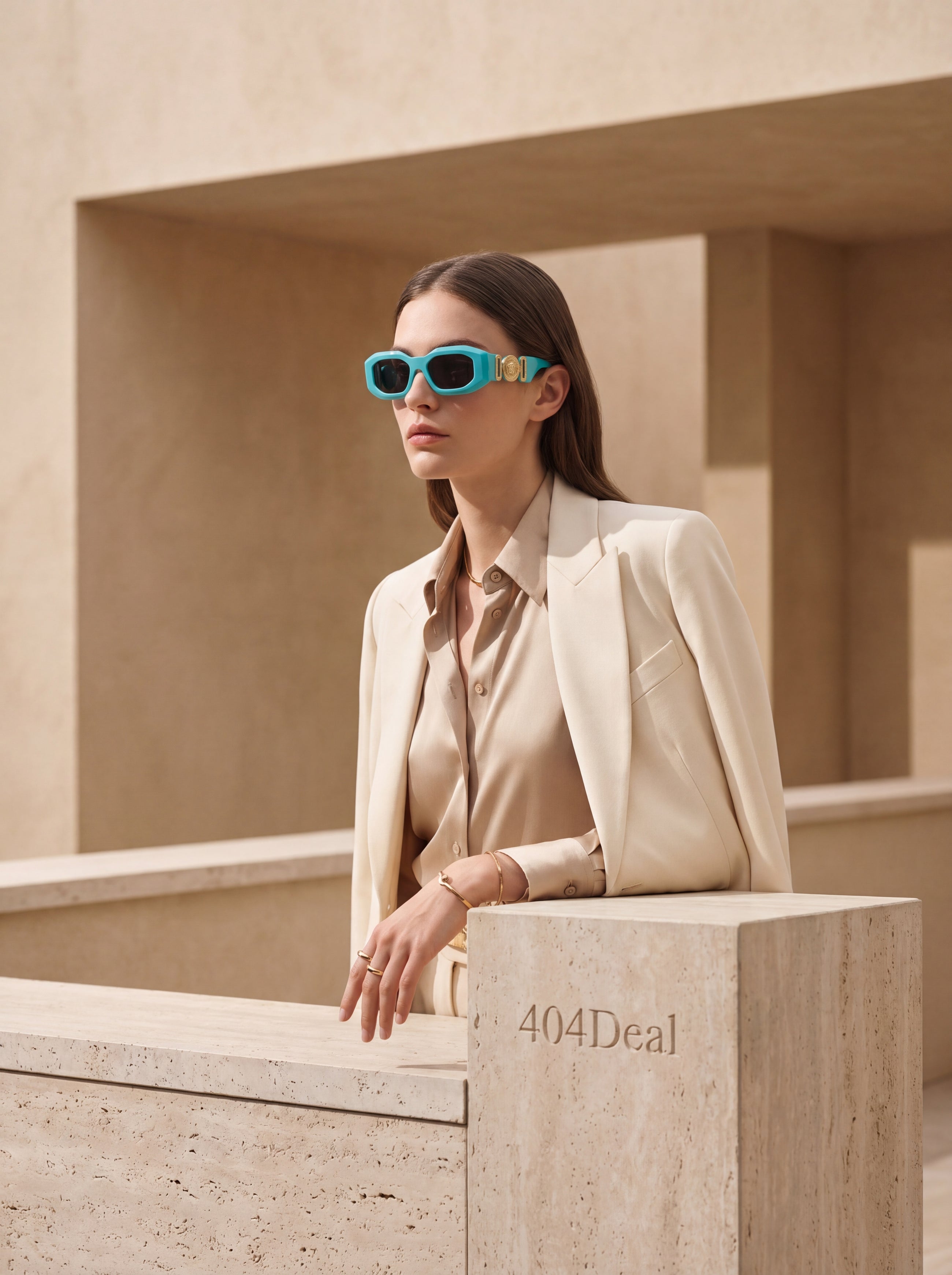 Versace Acetate Sunglasses in Blue