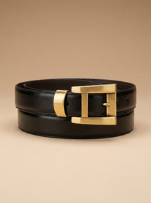 Versace Regular Belt in Brown Calf Leather