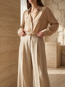 Chloé — Script Jewellery Belt in Gold-Tone Brass