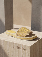 Chloé — Sand Flat Mules in Braided Recycled Rope