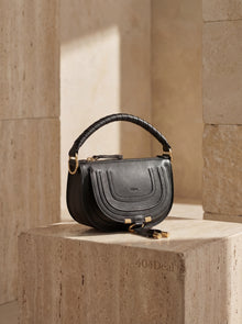 Sac porté épaule mini Marcie de Chloé en cuir de veau lisse