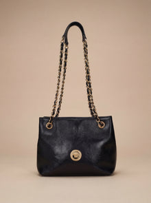 Versace  Medusa Chain Leather Shoulder Bag
