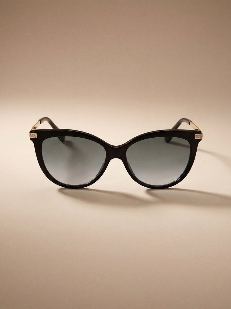 Lunettes de soleil œil-de-chat en acétate Jimmy Choo