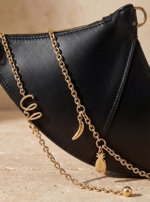 Chloé  Aries Lambskin Half-Moon Shoulder Bag