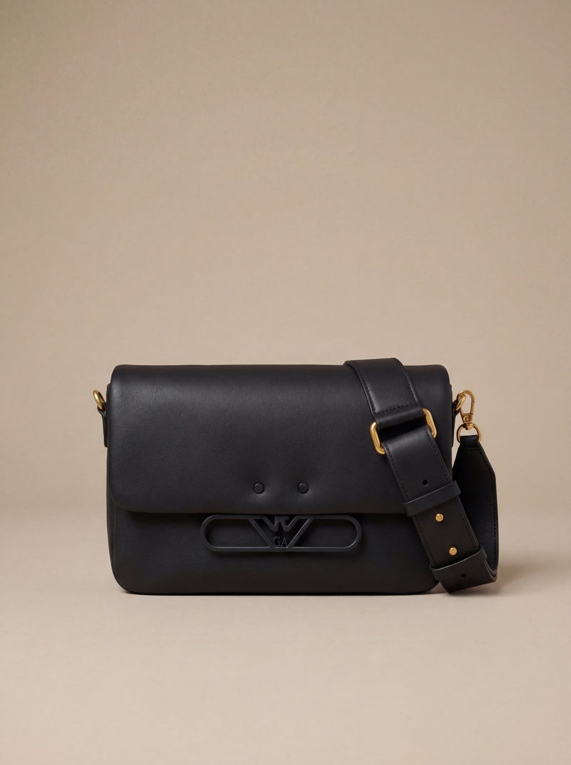 Emporio Armani  Bovine Leather Crossbody Bag