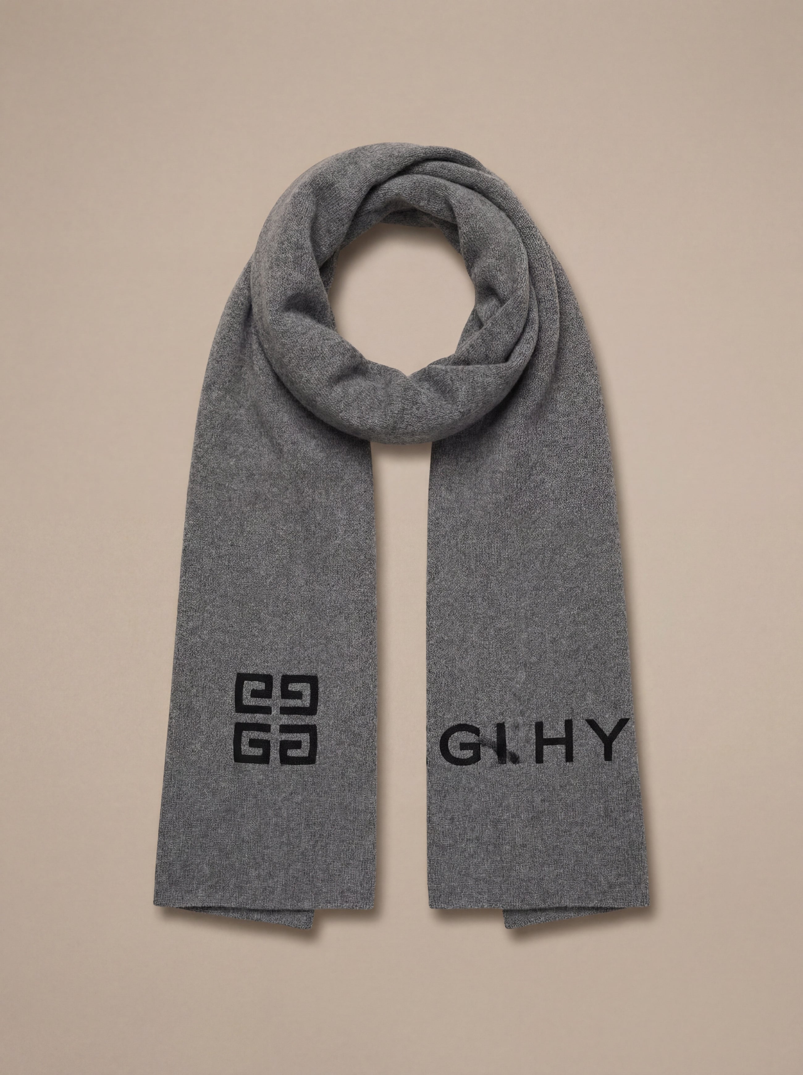 Givenchy  Wool Logo Scarf