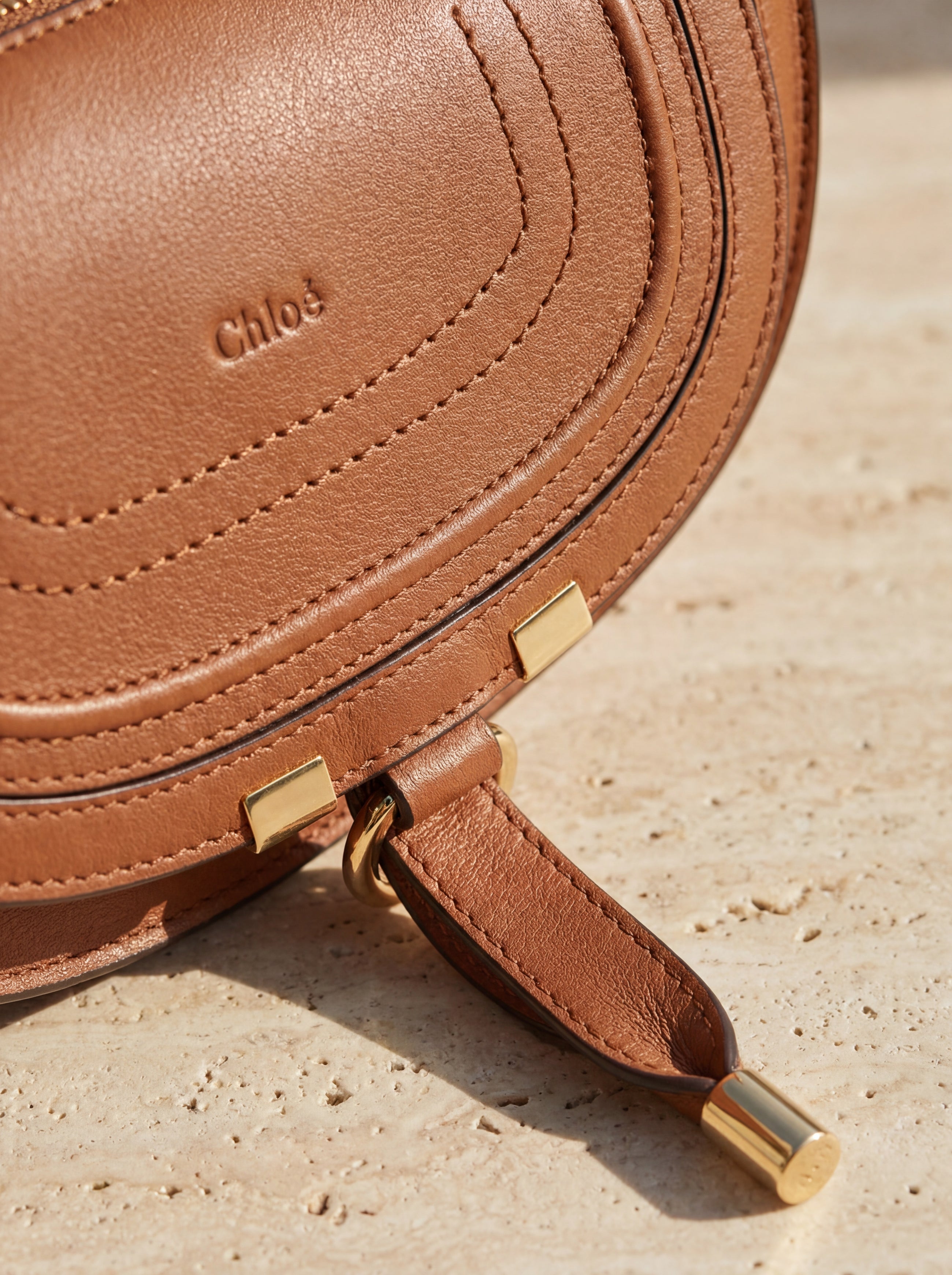 Chloé  Marcie Mini Shoulder Bag in Smooth Calf Leather