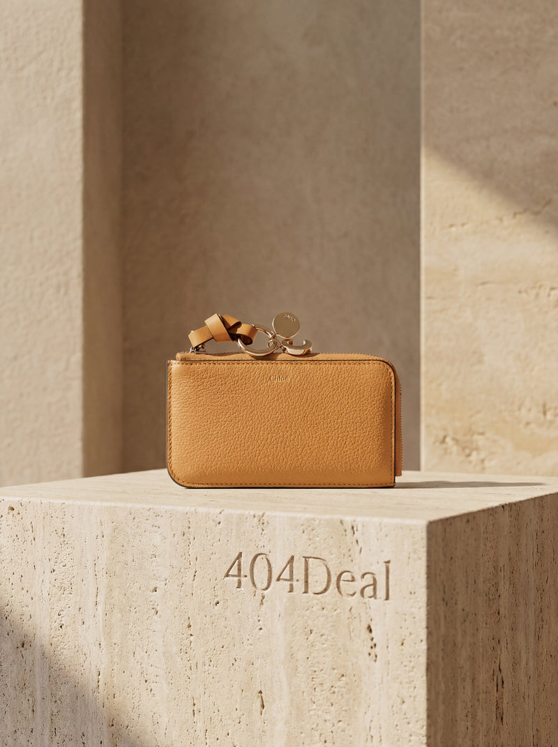 Chloé  Orange Leather Wallet