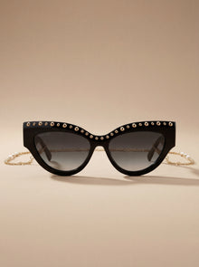 Jimmy Choo  Acetate Cat-Eye Sunglasses
