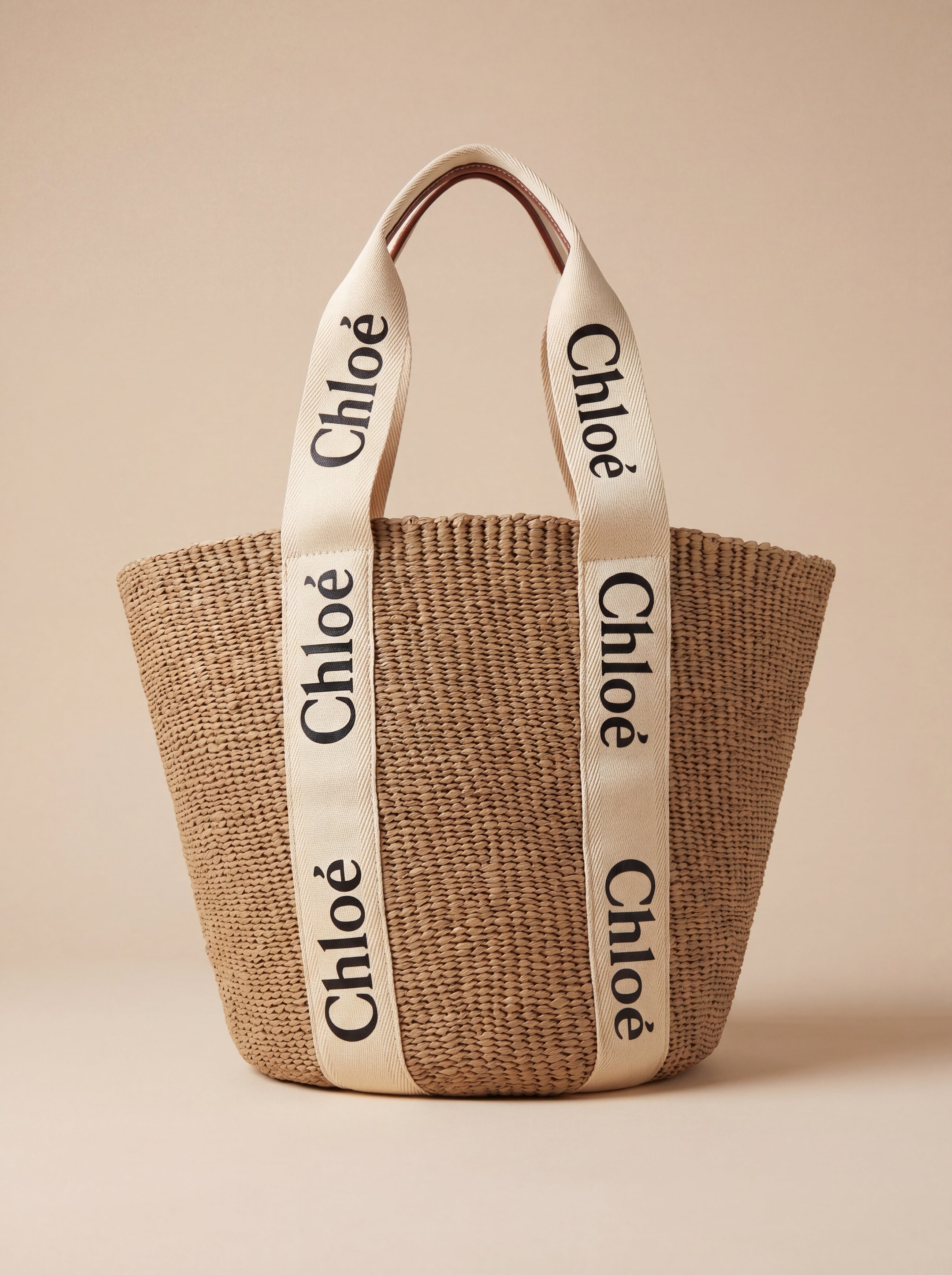 Chloé Brown Paper Shoulder Bag