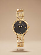 Versace Gold Stainless Steel Dress Watch