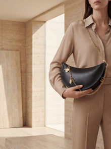 Chloé  Aries Lambskin Half-Moon Shoulder Bag