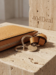 Portefeuille Chloé en cuir orange