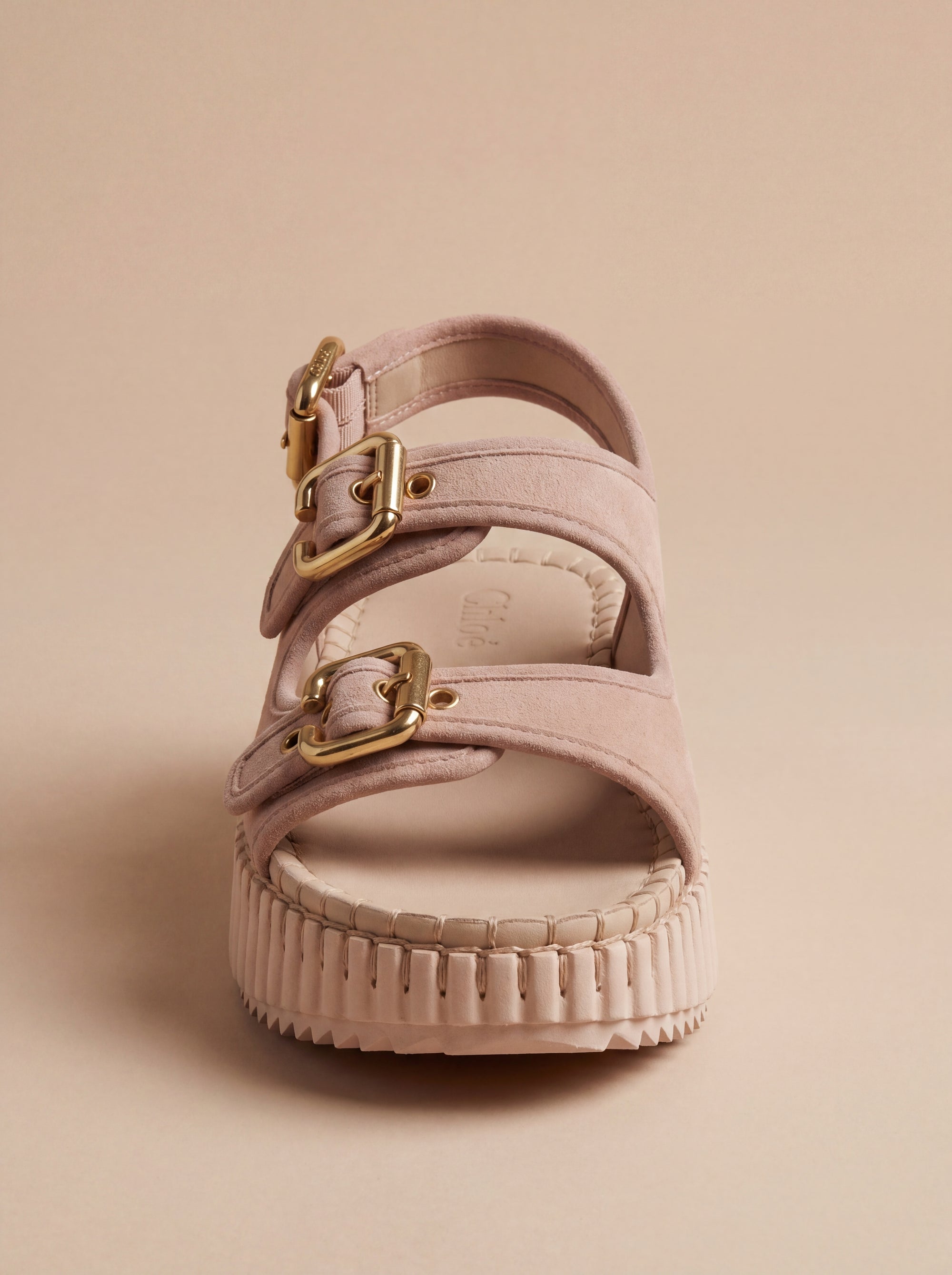 Chloé — Nama Platform Sandals in Calfskin