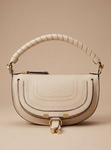 Sac porté épaule mini Marcie de Chloé en cuir de veau lisse