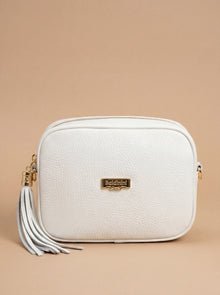 Baldinini Trend — White Leather Crossbody Bag