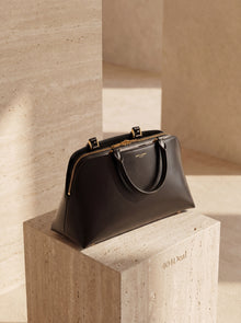 Saint Laurent Top Handle Leather Handbag