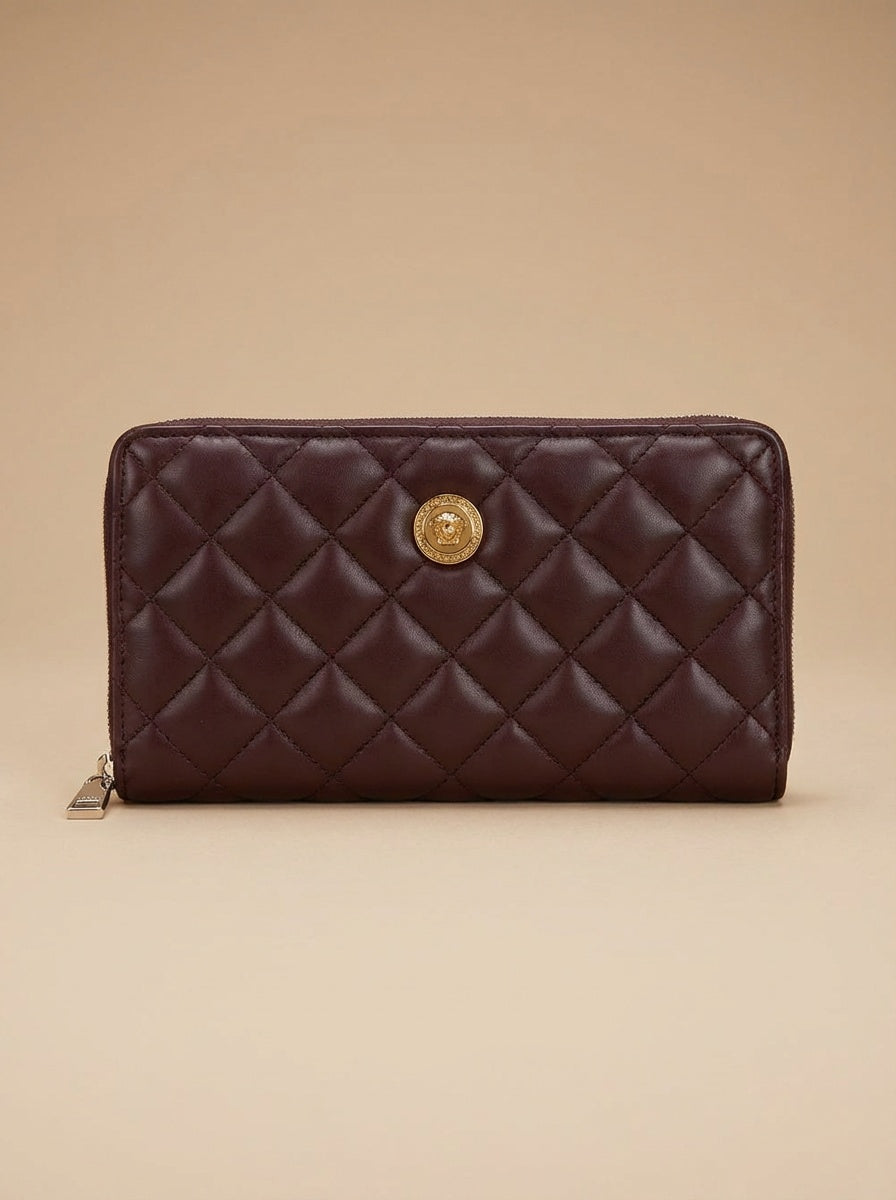 Versace Wallet in Brown Leather