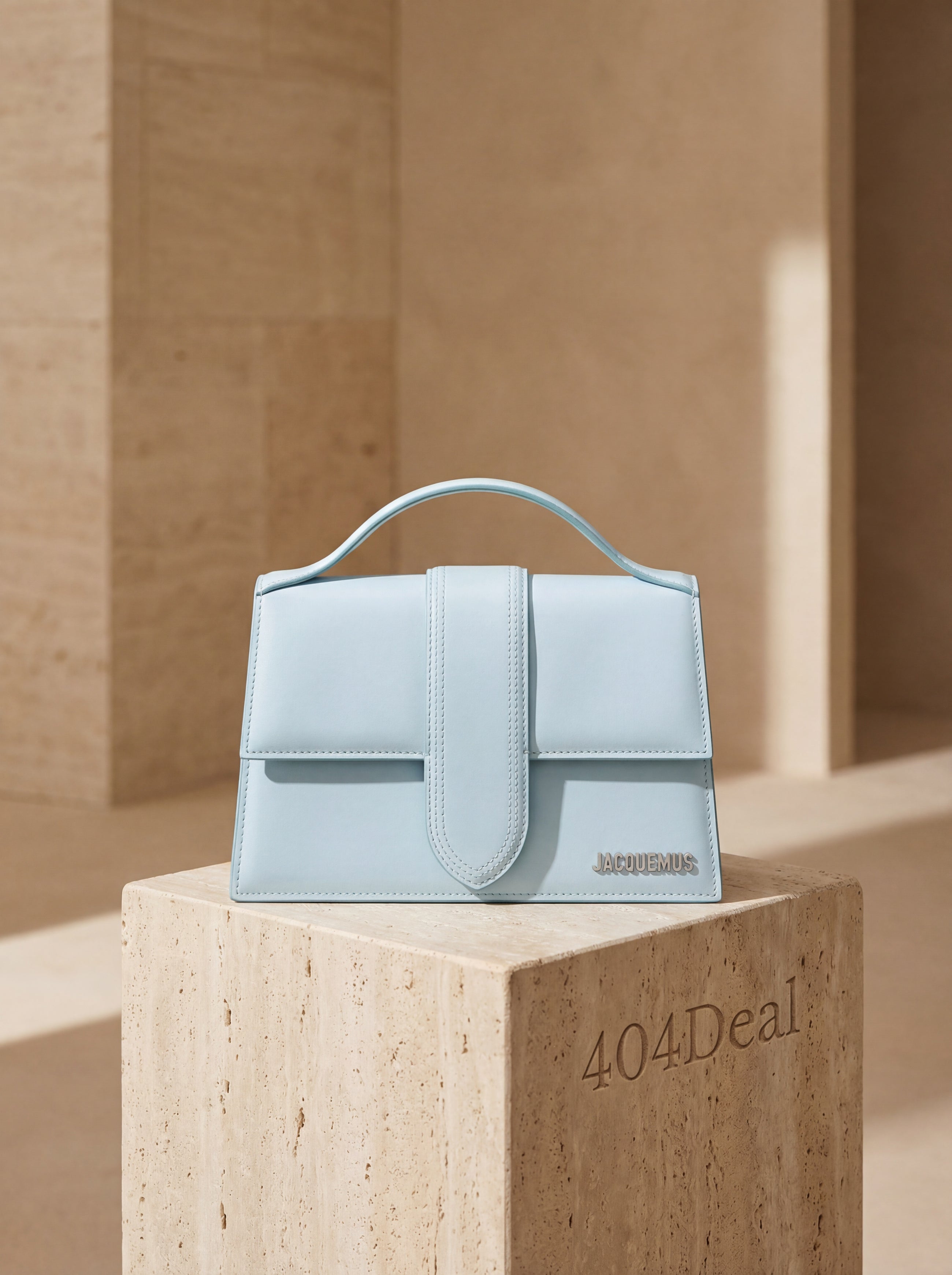 Pale blue Leather Le Grand Bambino Handbag
