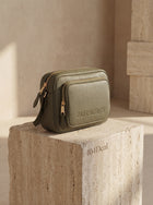 Burberry  Grainy Leather Camera Crossbody Bag