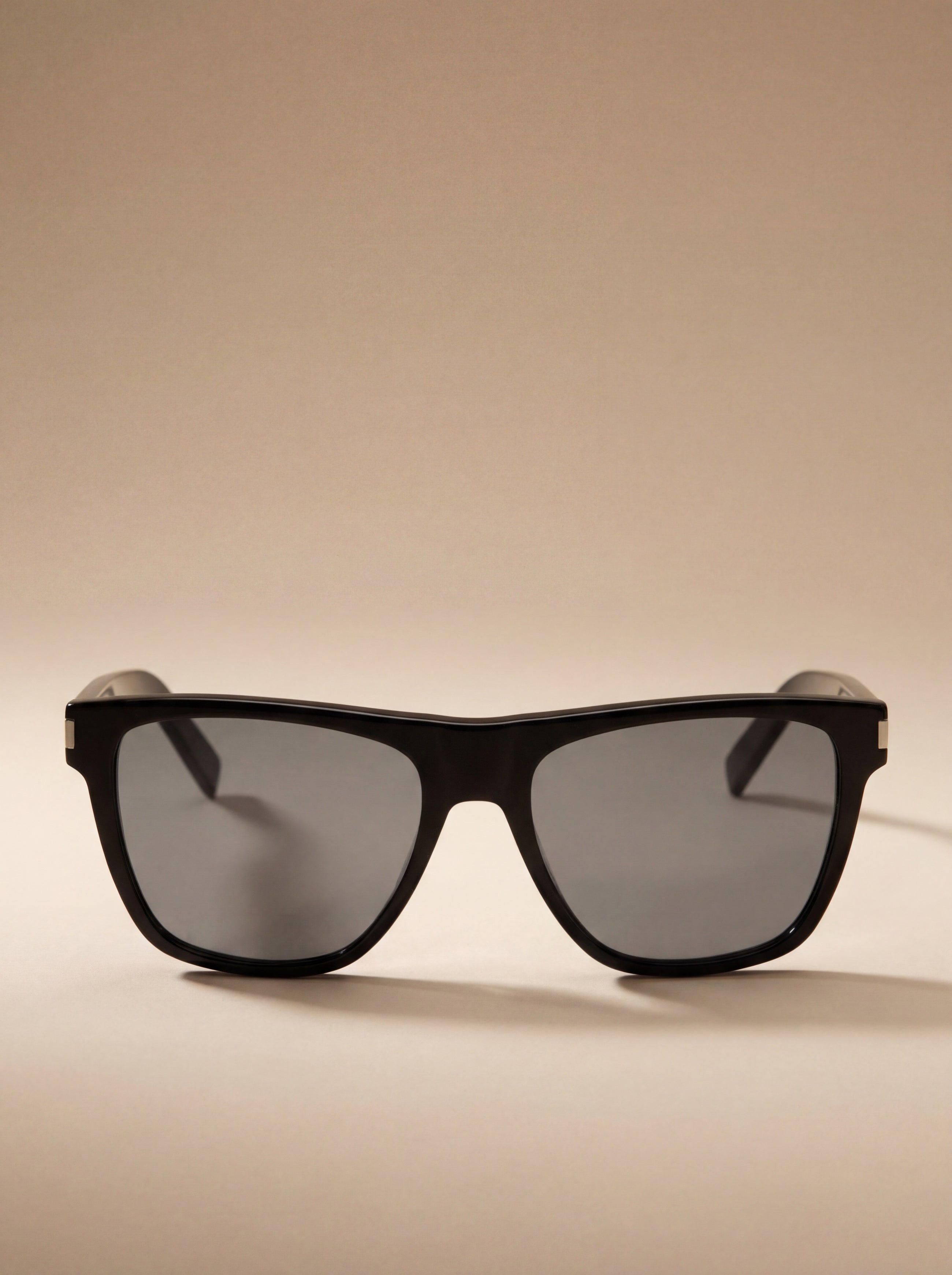Saint Laurent — Black Acetate Square Sunglasses