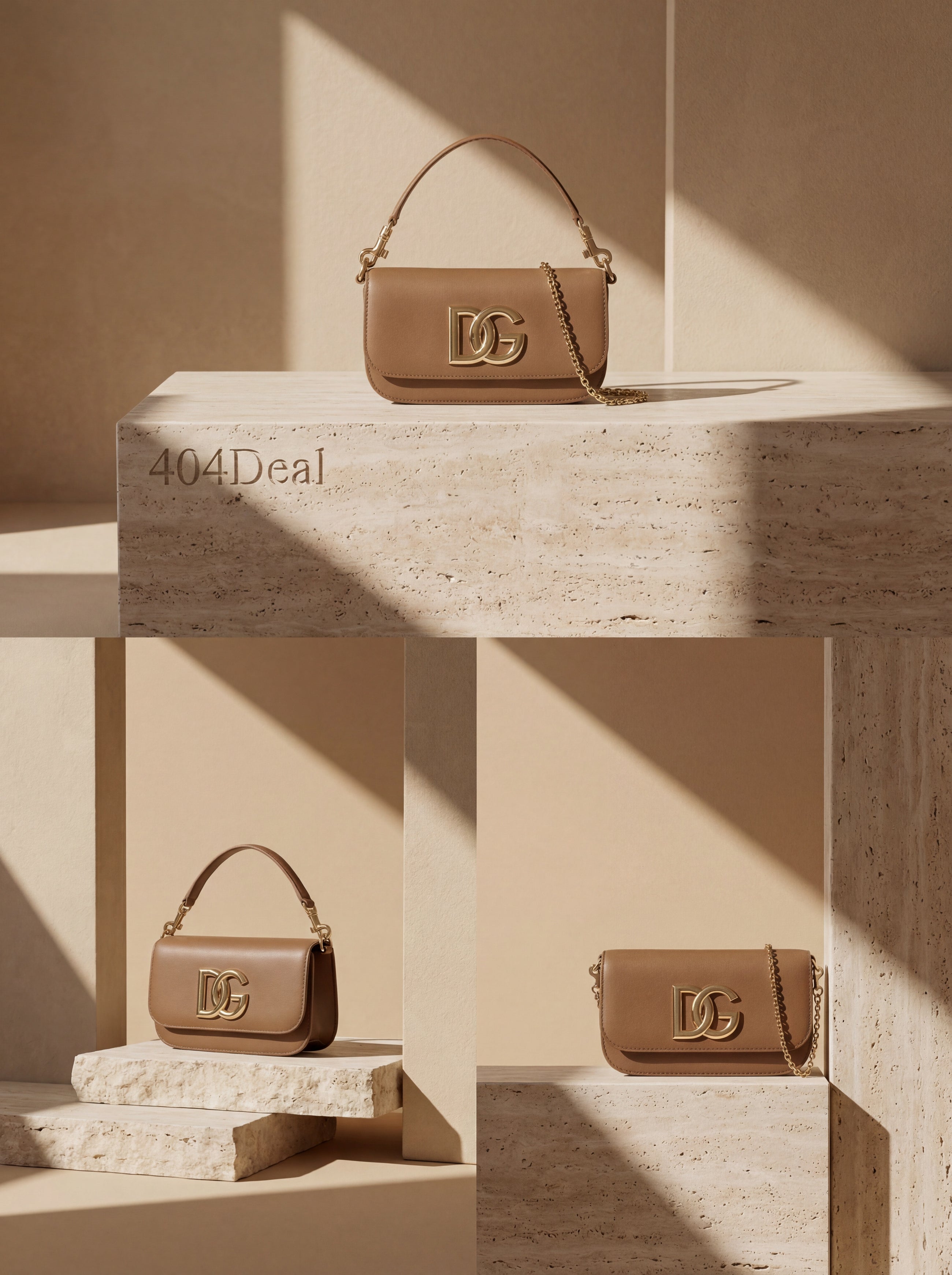 Dolce & Gabbana  Calf Leather DG Shoulder Bag