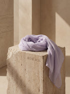 Châle rectangulaire en soie violette Dolce & Gabbana