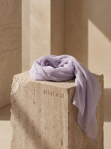 Châle rectangulaire en soie violette Dolce & Gabbana