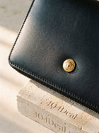 Versace  Medusa Leather Zip Wallet