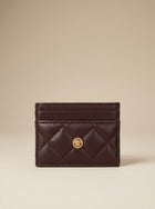 Versace Cardholder in Brown Leather