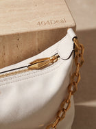 Jimmy Choo  Diamond Hobo Leather Shoulder Bag