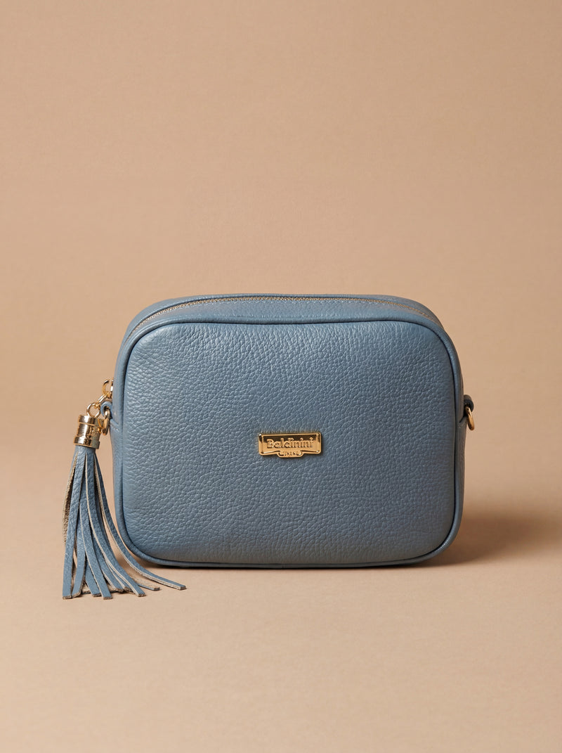 Baldinini Trend — Blue Leather Crossbody Bag