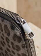 Dolce & Gabbana  Leopard Print Leather Zip Wallet