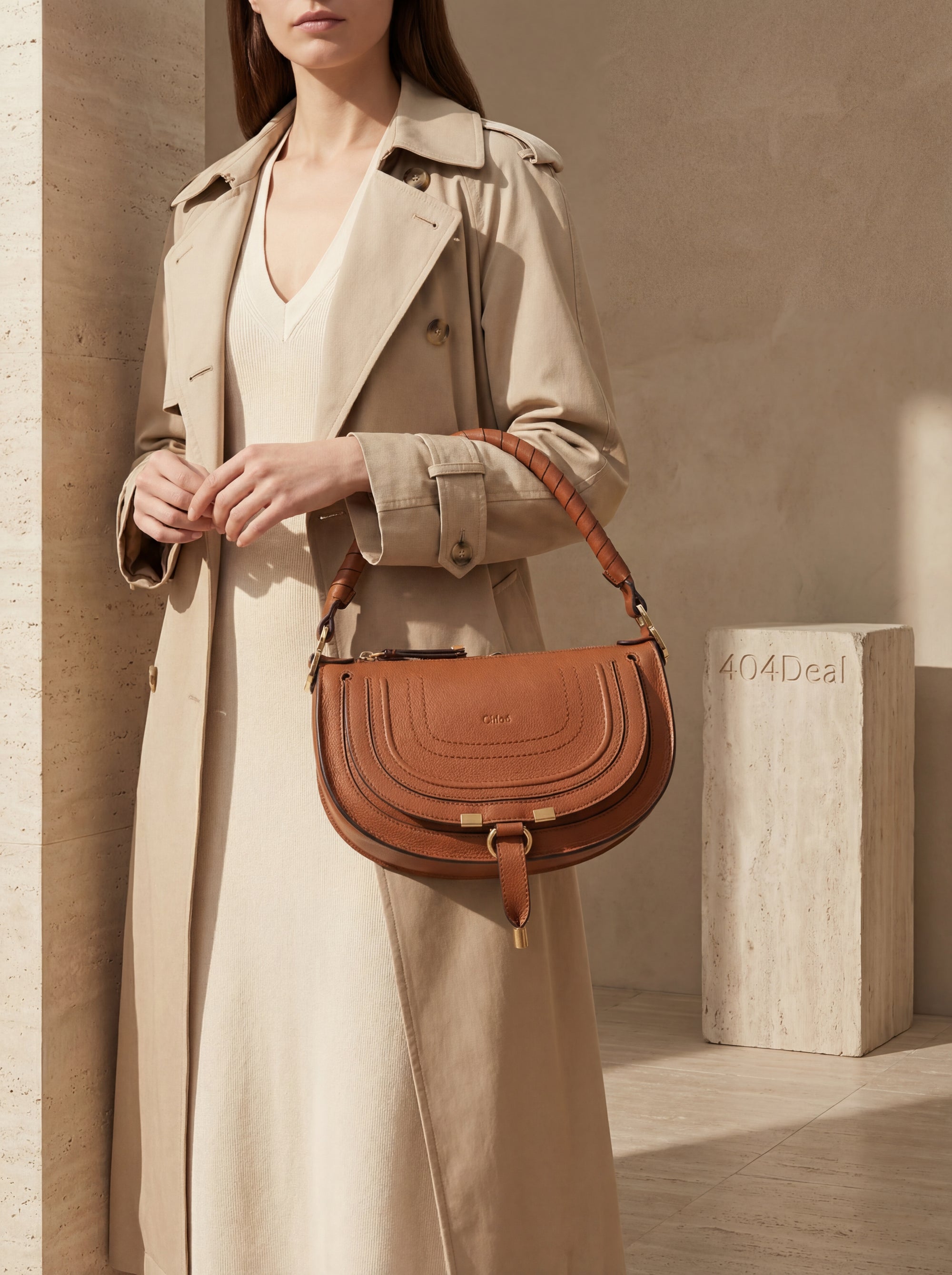 Chloé  Marcie Mini Shoulder Bag in Smooth Calf Leather