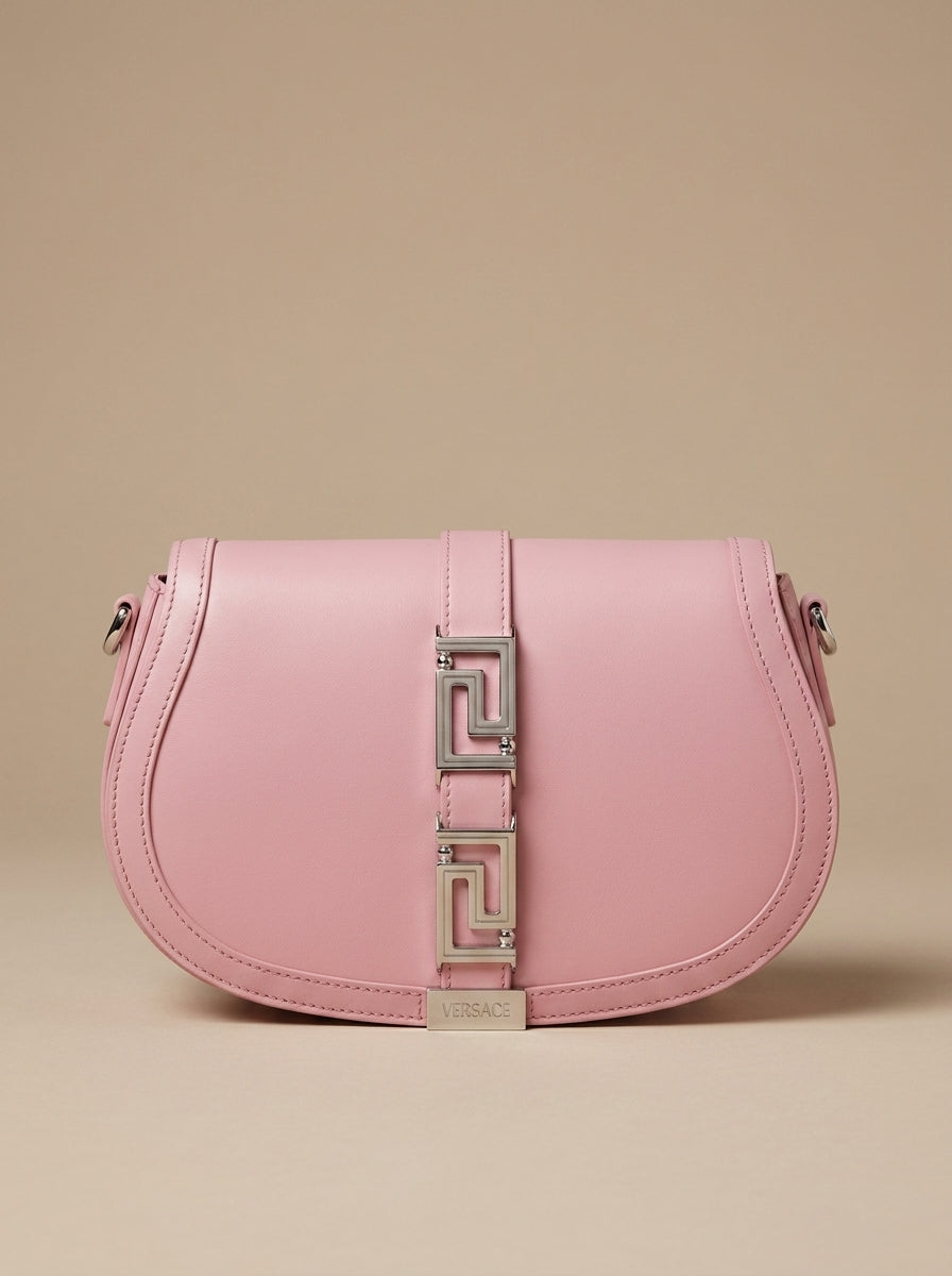 Versace Shoulder Bag in Pink Leather