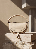 Sac porté épaule mini Marcie de Chloé en cuir de veau lisse