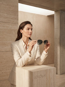 Jimmy Choo  Bicolor Metal Sunglasses