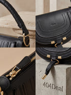 Sac porté épaule mini Marcie de Chloé en cuir de veau lisse