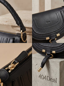 Sac porté épaule mini Marcie de Chloé en cuir de veau lisse