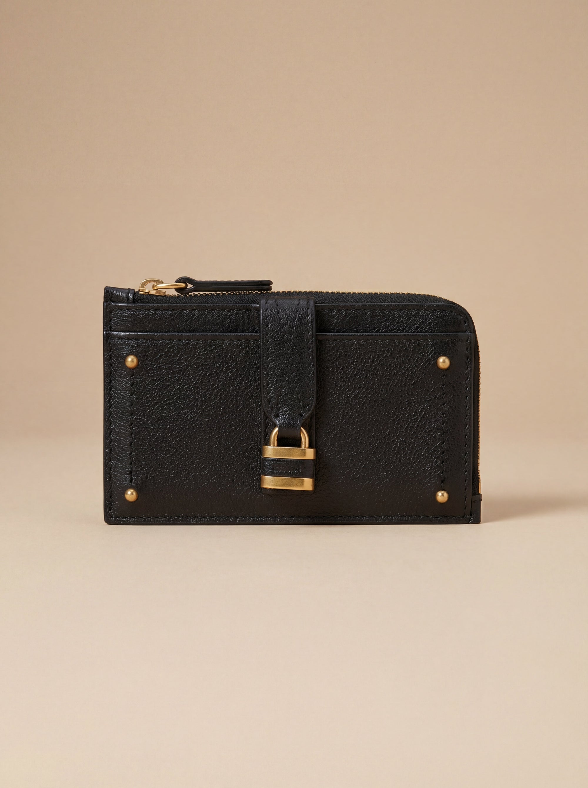 Chloé  Calf Leather Padlock Wallet