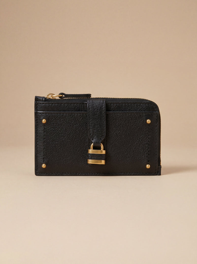 Chloé  Calf Leather Padlock Wallet