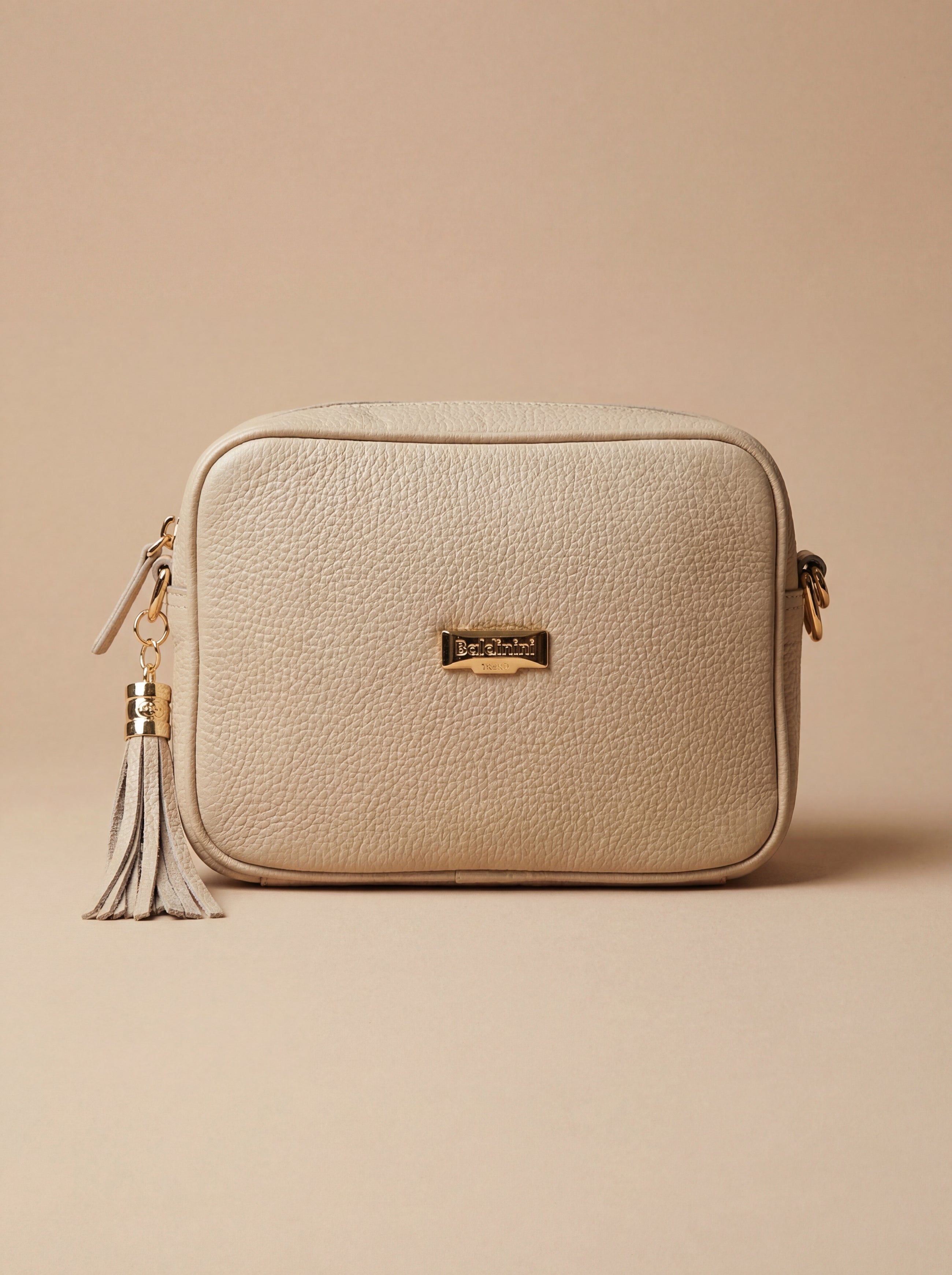 Baldinini Trend — Sac Crossbody Cuir Beige