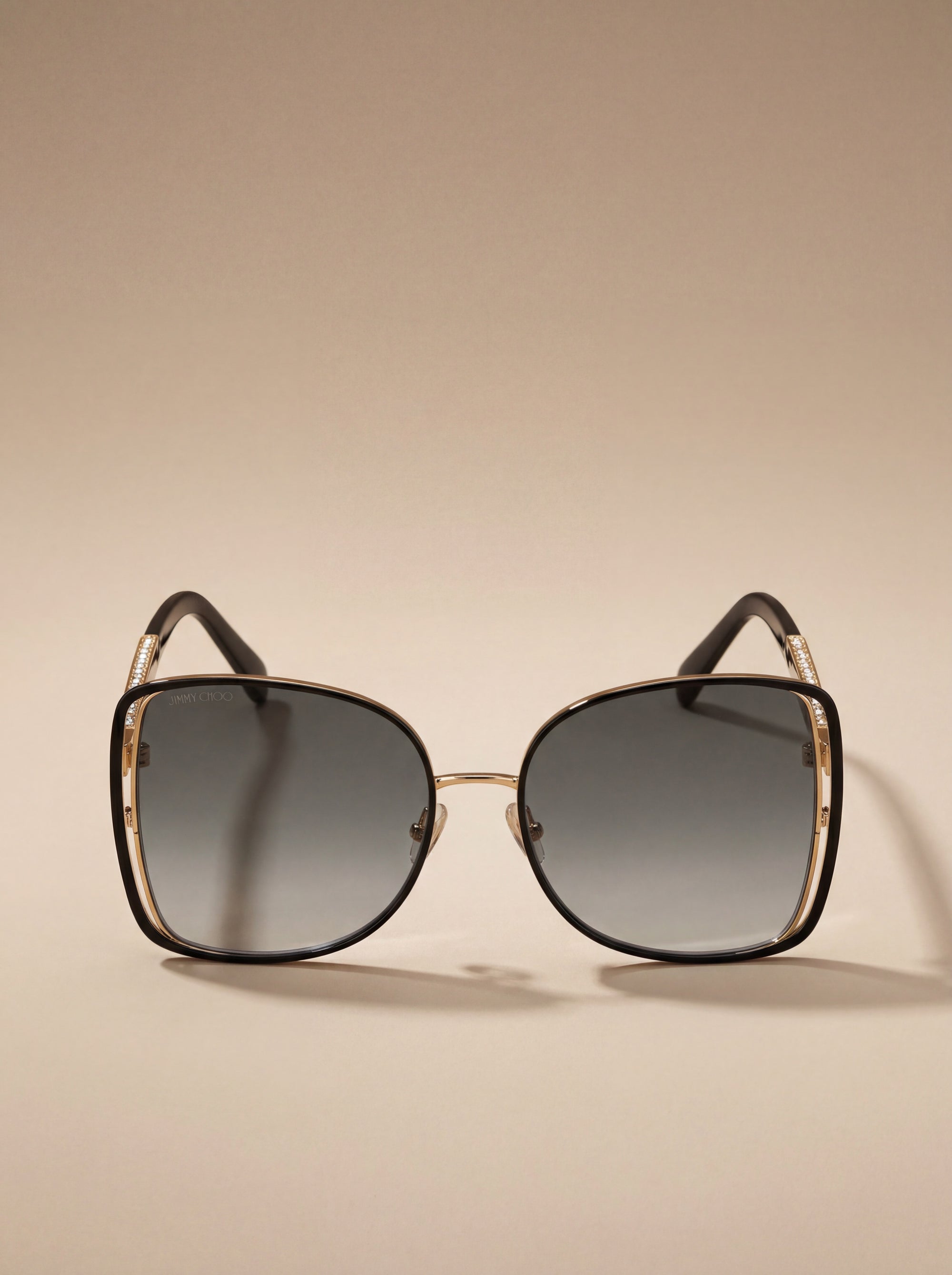 Jimmy Choo  Bicolor Metal Sunglasses