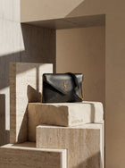 Saint Laurent  Lambskin Chain Clutch Bag